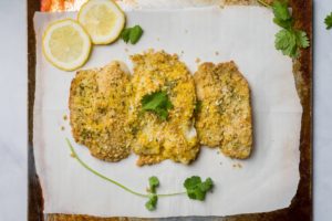 Picture of oven fried fish