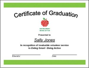 sample graduation certificate picture